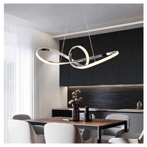 Lampadario Led Intrecciato A Fiocco A Sospensione 60w Cct 3 Colorazione Luce A59-a3c