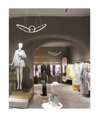 Lampadario Led Moderno Argento A Sospensione 38 Watt Luce 6500k 4000k 3000k A07         