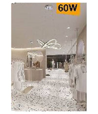 Lampadario Led Moderno Intrecciato Sospensione 60 W Luce 4000k 6500k 3000k A50         