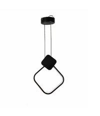 Lampadario Led Sospensione 12 W Metallo Nero Moderno Luce 3000k 4000k 6500k Lp-02         
