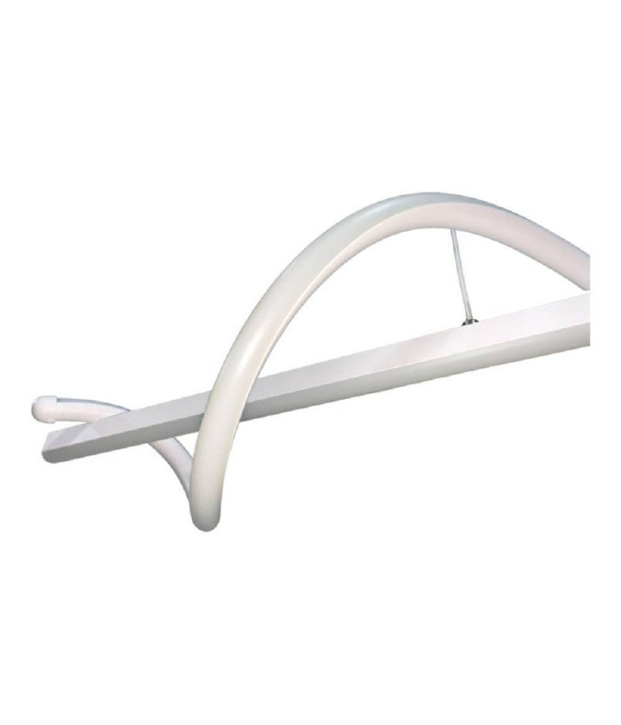 Lampadario Led Sospensione 36w Moderna Twist Bianco Luce 6500k 3000k 4000k B65-b         