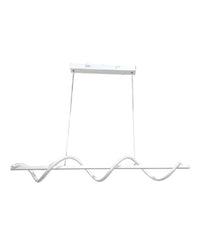 Lampadario Led Sospensione 36w Moderna Twist Bianco Luce 6500k 3000k 4000k B65-b         