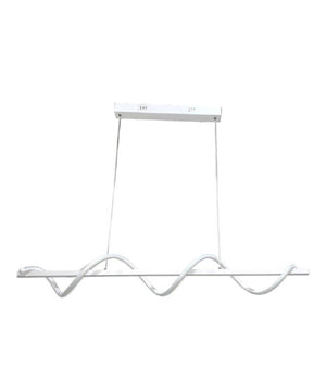 Lampadario Led Sospensione 36w Moderna Twist Bianco Luce 6500k 3000k 4000k B65-b         