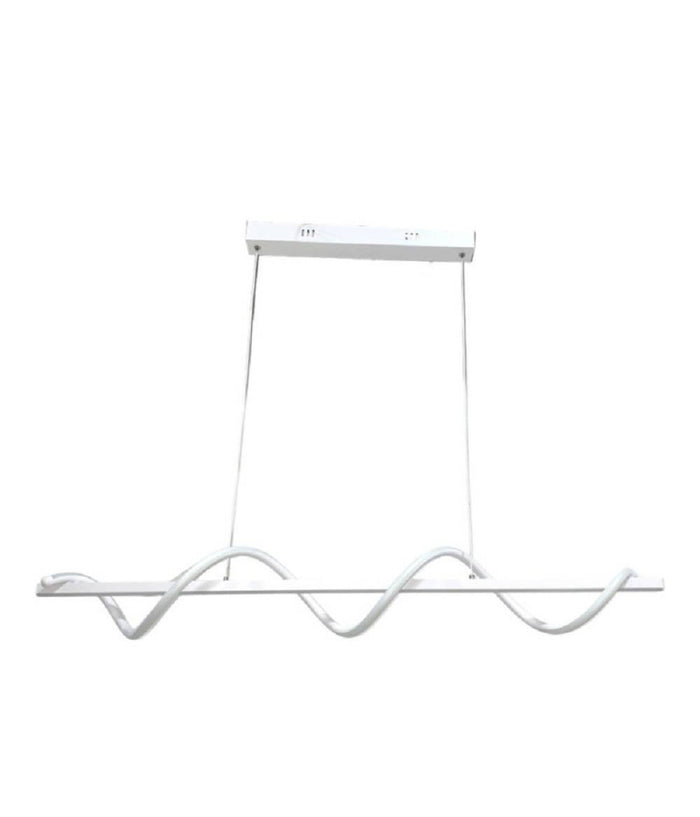 Lampadario Led Sospensione 36w Moderna Twist Bianco Luce 6500k 3000k 4000k B65-b         