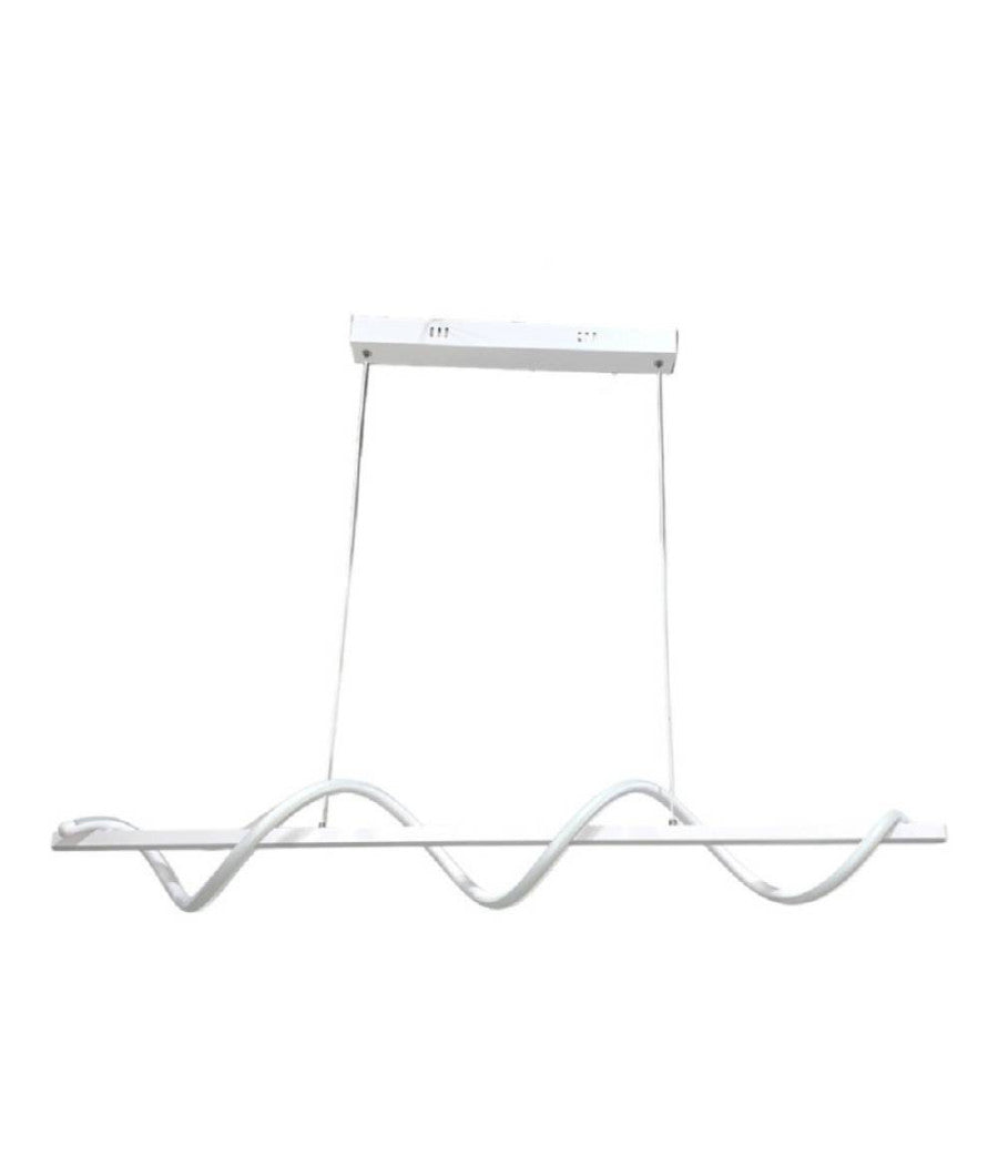 Lampadario Led Sospensione 36w Moderna Twist Bianco Luce 6500k 3000k 4000k B65-b         