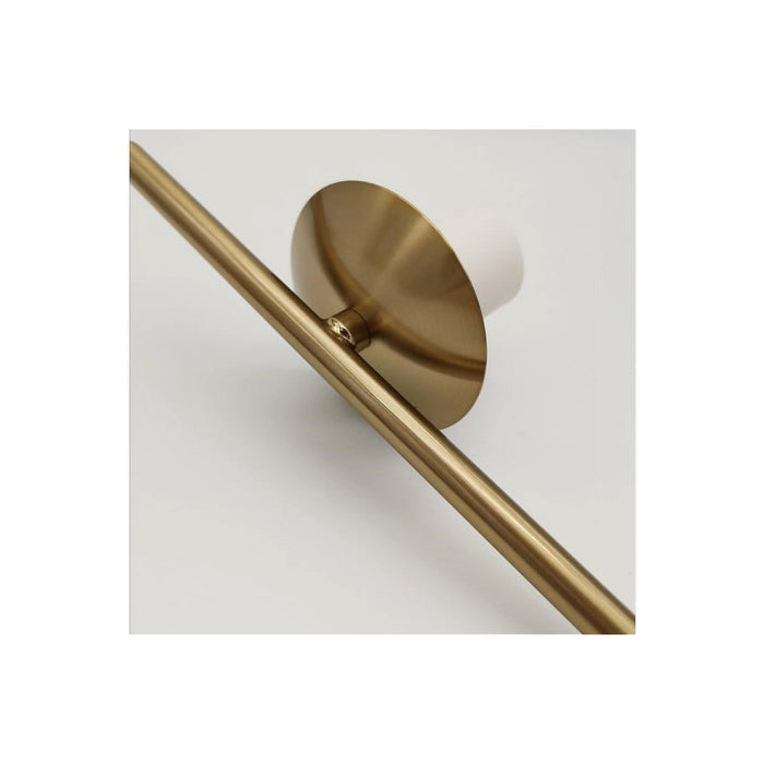 Trade Shop - Lampadario Moderno A Sospensione Oro 7 Sfere G9 Bolle In Vetro Con Cerchio 71683 -