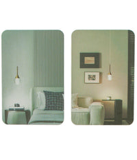 Lampadario Moderno Led 5w Globo Lampada Dorata Pendente Luce 3000k 4000k 6500k Lp-41         