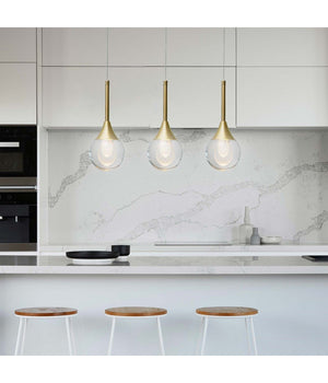 Lampadario Moderno Led 5w Globo Lampada Dorata Pendente Luce 3000k 4000k 6500k Lp-41         