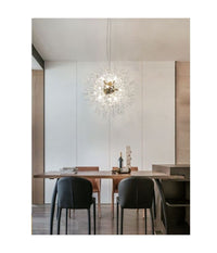 Lampadario Moderno Plafoniera Fuochi D'artificio Lampada A Sospensione G9 Lp-32  Oro       