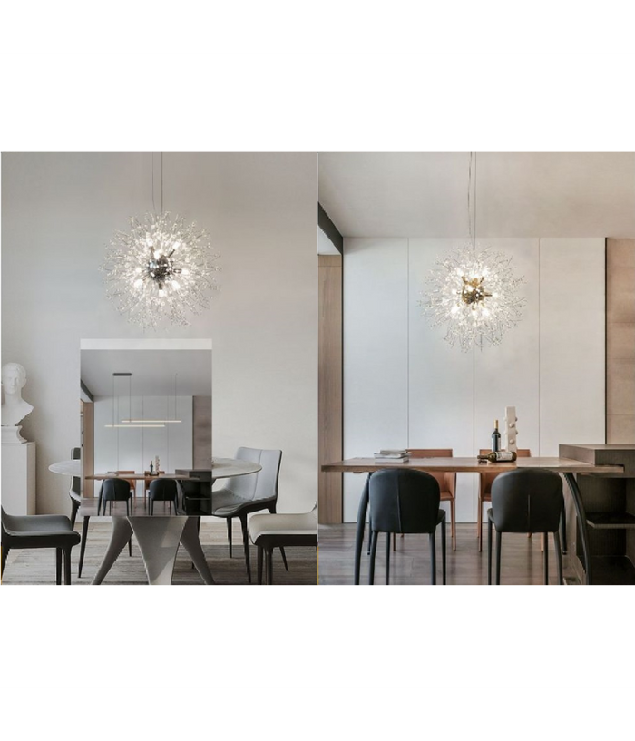 Lampadario Moderno Plafoniera Fuochi D'artificio Lampada A Sospensione G9 Lp-32         