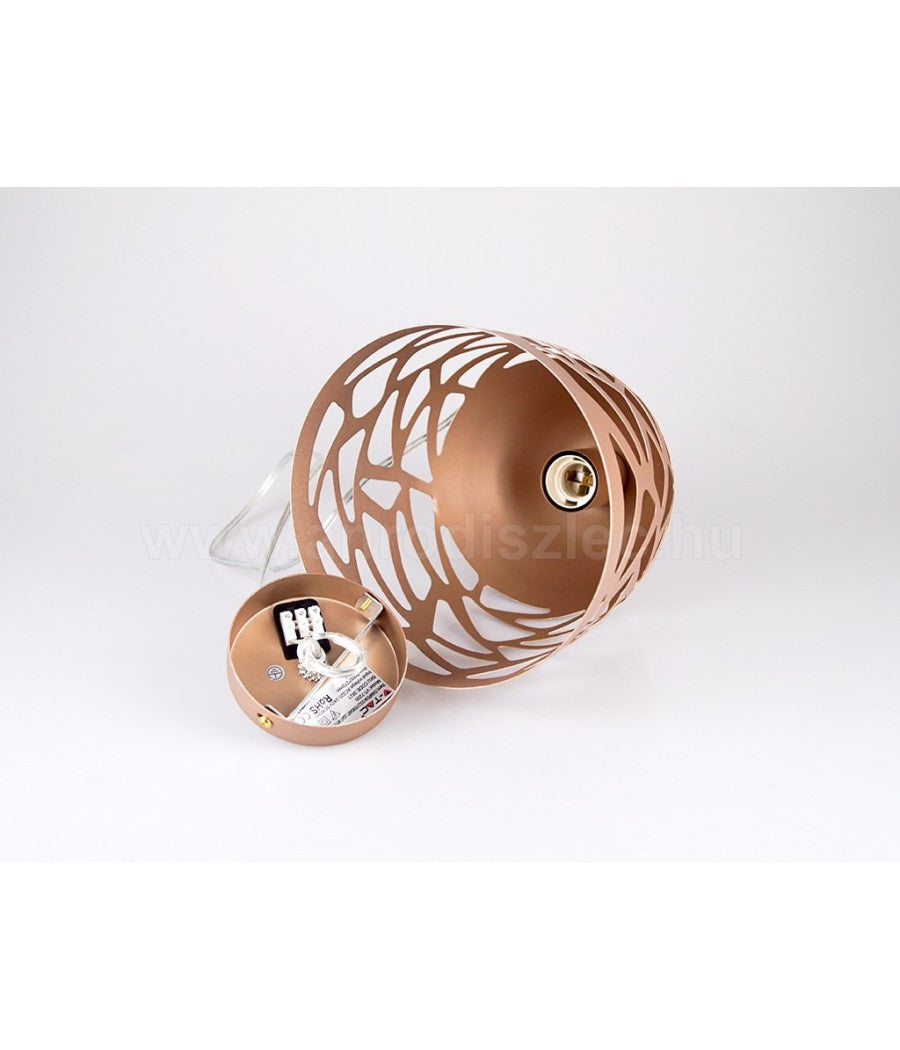 Lampadario Pendente A Sospensione Colore Oro Champagne Stile Elegante Vt-7200         