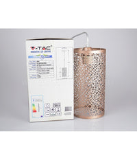 Lampadario Pendente A Sospensione In Metallo Oro Champagne Stile Elegante 7131         