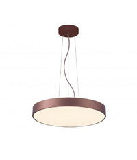 Lampadario Pendente Cerchio 60cm Led 65w Lampada Up Down Moderna 2 Temperature Luce         