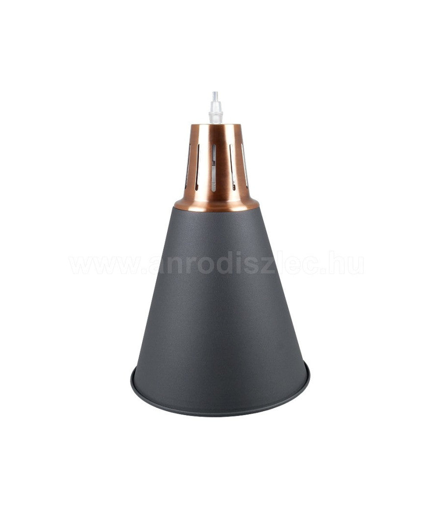 Lampadario Pendente Lampada A Sospensione Colore Nero Sabbia Alluminio Vt-7520         