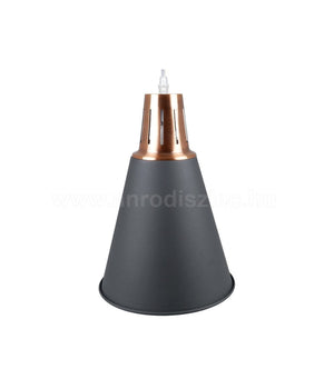 Lampadario Pendente Lampada A Sospensione Colore Nero Sabbia Alluminio Vt-7520         