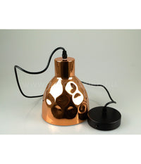 Lampadario Pendente Lampada A Sospensione In Metallo Cono Oro Rosa Rame Vt-8150         