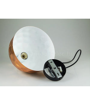 Lampadario Pendente Lampada A Sospensione In Metallo Cono Oro Rosa Rame Vt-8230         