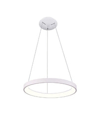 Lampadario Pendente Led 30w Cct Lampada Sospensione Circolare 38m Luce Cucina Bar         