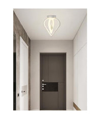 Lampadario Plafoniera A Soffitto 2 Cuori Pendente Luce 6500k 4000k 3000k Pn-01b         