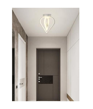 Lampadario Plafoniera A Soffitto 2 Cuori Pendente Luce 6500k 4000k 3000k Pn-01b         