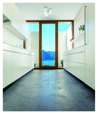 Lampadario Plafoniera Lampada A Soffitto 3 Cubi Gesso Portalampada Gu10 Gs-c06-3         