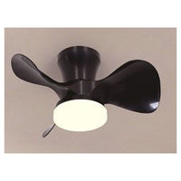 Trade Shop - Lampadario Plafoniera Ventilatore Da Soffitto Led Ip20 Luce 3000-6500k Nero 42293         