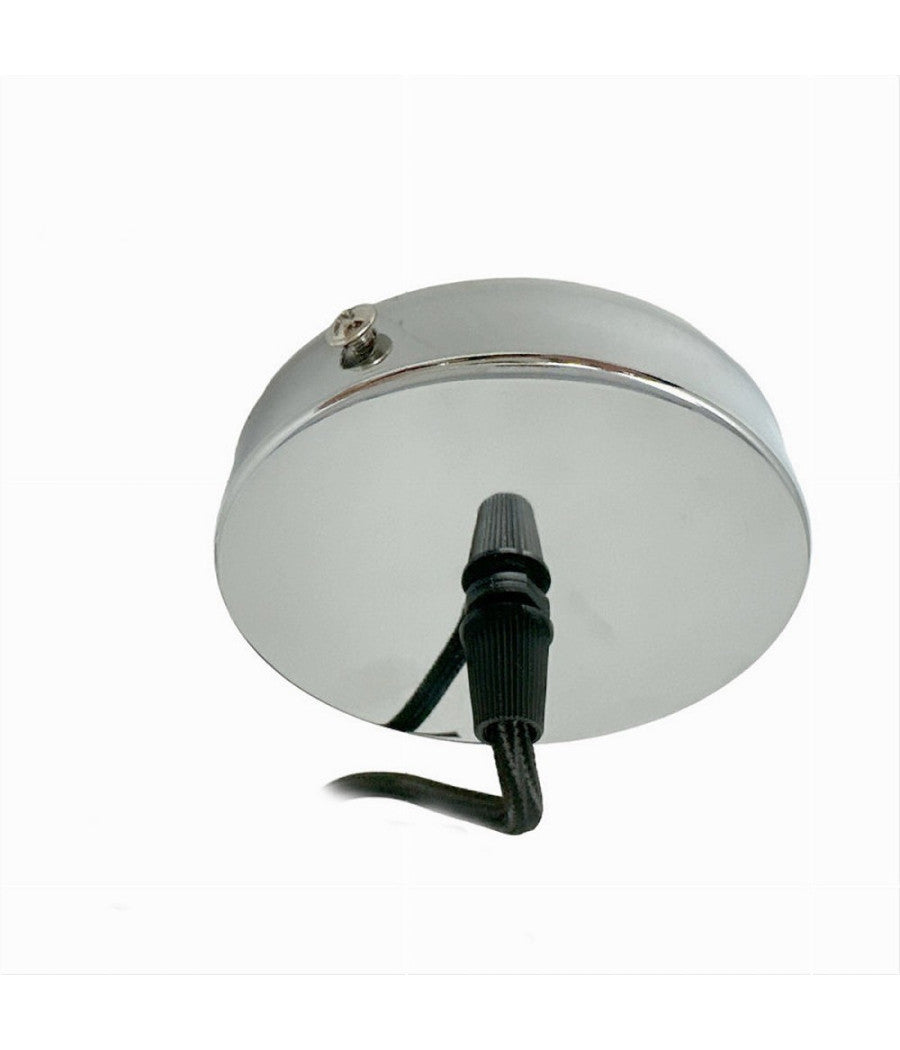 Lampadario Portalampada A Sospensione Per Lampadine E27 Pendente 2 Metri E27-2m  Argento       