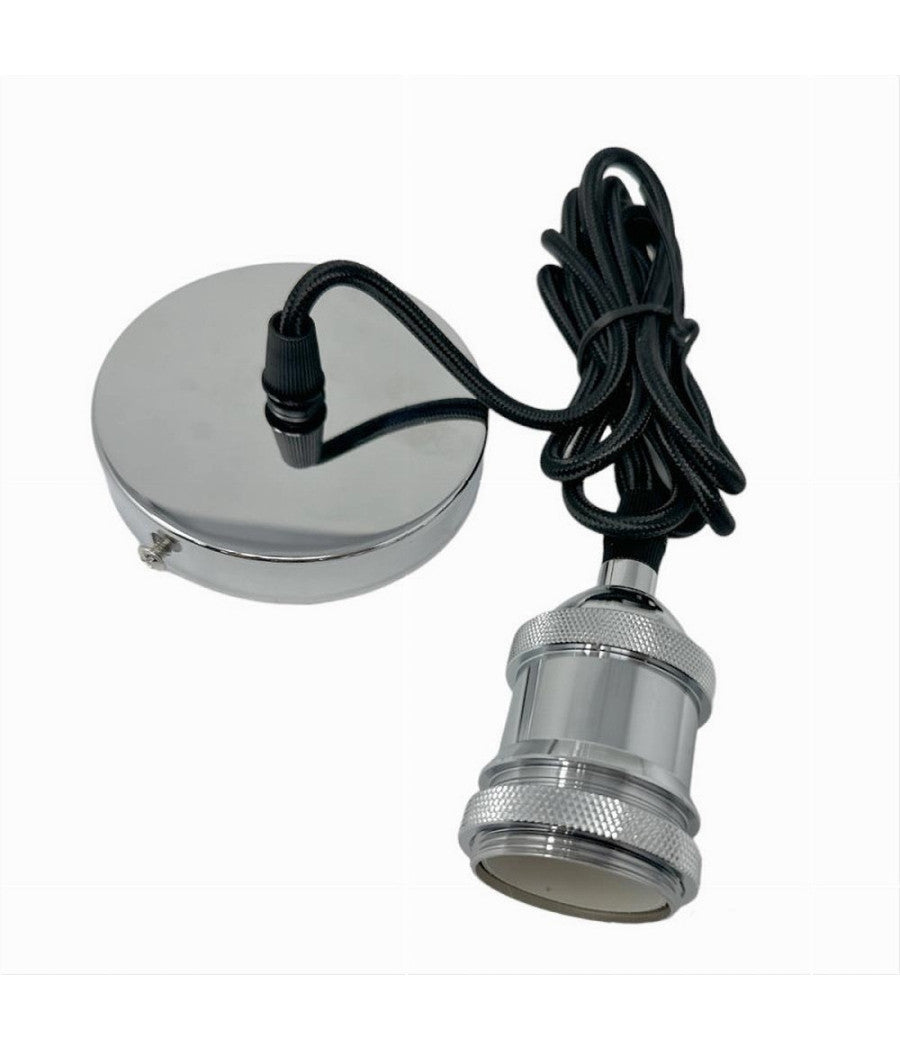 Lampadario Portalampada A Sospensione Per Lampadine E27 Pendente 2 Metri E27-2m         