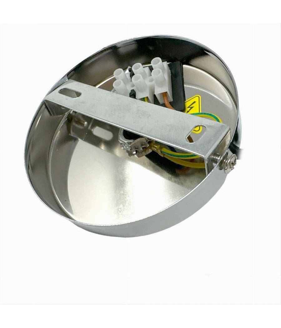 Lampadario Portalampada A Sospensione Per Lampadine E27 Pendente 2 Metri E27-2m  Argento       