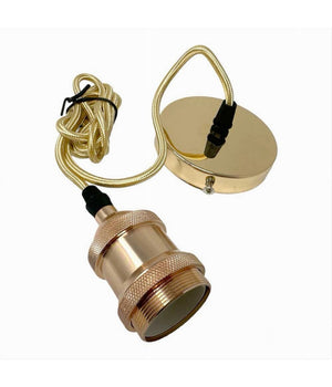 Lampadario Portalampada A Sospensione Per Lampadine E27 Pendente 2 Metri E27-2m         