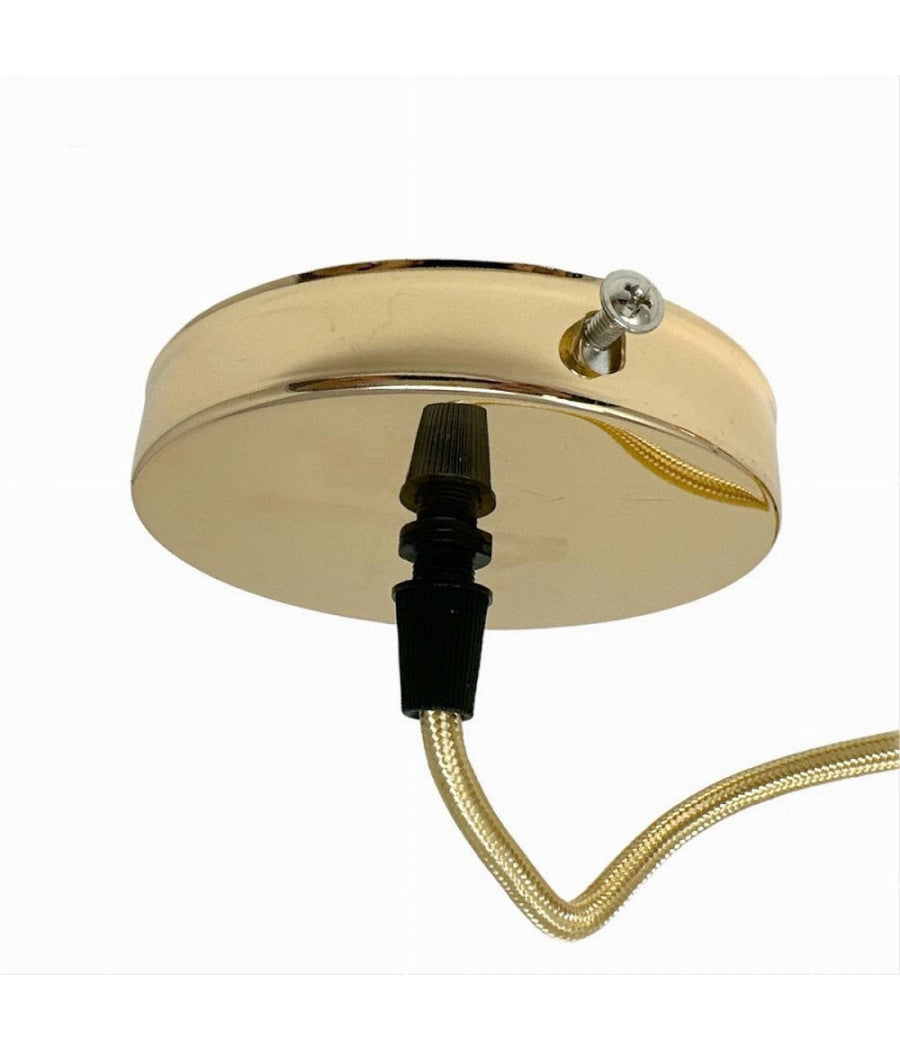 Lampadario Portalampada A Sospensione Per Lampadine E27 Pendente 2 Metri E27-2m  Rose Gold       