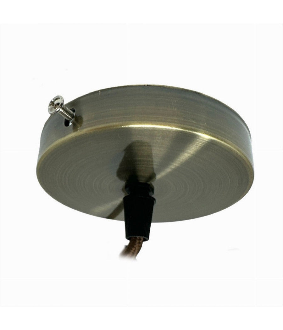 Lampadario Portalampada A Sospensione Vintage Bronzo Per Lampadine E27 2mt E27-2m-v         