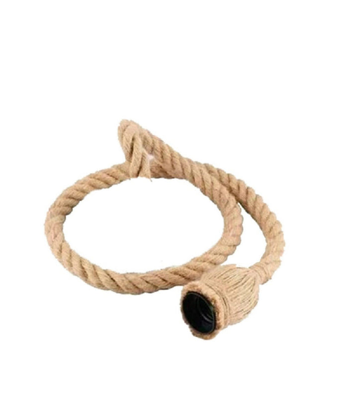 Lampadario Ragno Sospensione 6 Corde Portalampada E27 Lampada Country Retro B59-6         