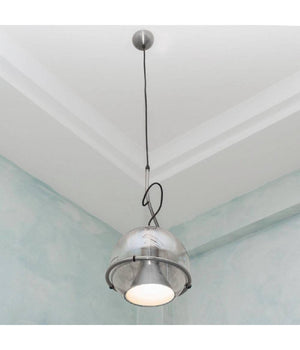 Lampadario Sfera Vetro Pendente Globo E27 Lampada Orientabile Sospensione Lp-87         