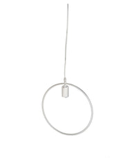 Lampadario Soffitto A Sospensione Pendente Cerchio Portalampada E27 B35-o Bianco         