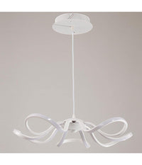 Lampadario Soffitto Led 45w Fiore Moderno Lampada Luce Fredda Calda Naturale B38         