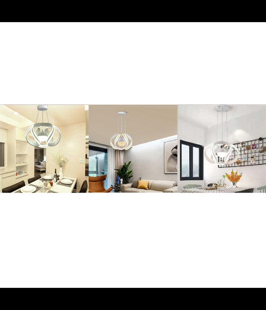 Lampadario Soffitto Sfera Moderno Led 78w Lampada Luce Calda Fredda Naturale B21         