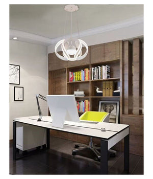 Lampadario Soffitto Sfera Moderno Led 78w Lampada Luce Calda Fredda Naturale B21         