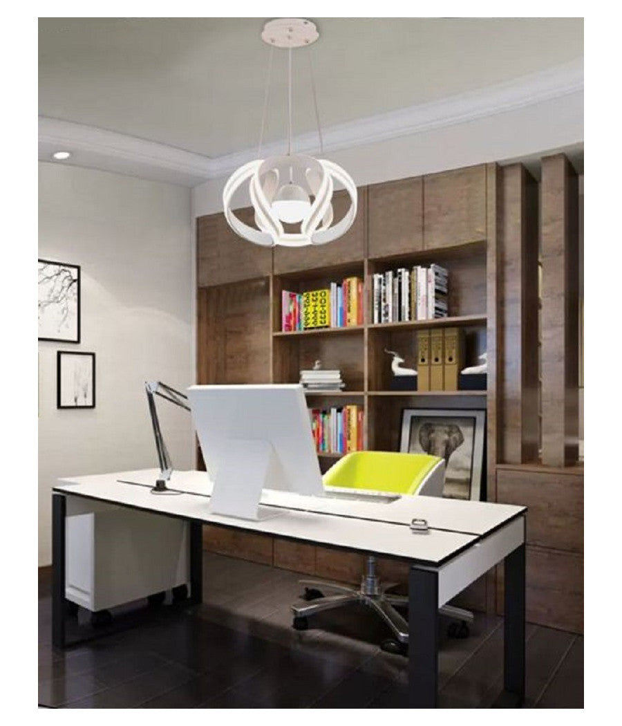 Lampadario Soffitto Sfera Moderno Led 78w Lampada Luce Calda Fredda Naturale B21         