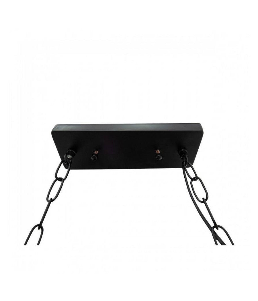 Lampadario Sospensione Design Guitar In Legno Forma Chitarra 6 Attacchi E27 A53         