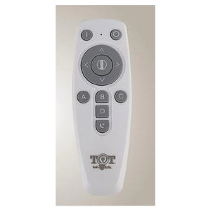 Trade Shop - Lampadario Sospensione Led 60 W 2 Cerchi Anelli Cristallo Telecomando Bianco 31951         