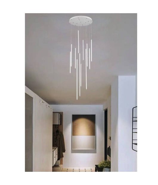 Lampadario Sospeso 105w Moderno Pendenti Led Bianco Luce 6500k 4000k 3000k Lp-45b  -bianco Freddo      -