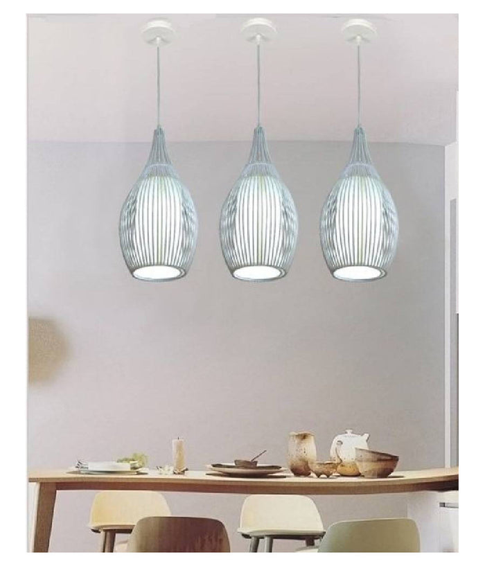 Lampadario Sospeso Ovale Pendente A Sospensione Moderno E27 Plafoniera B19         