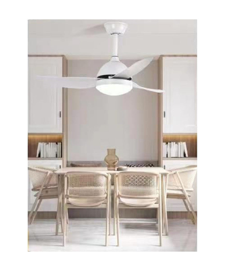 Lampadario Ventilatore Soffitto Plafoniera Moderna Led 3 Pale Dimmerabile 60001         