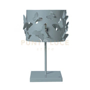 lampade da tavolo moderna farfallosa Verde Marino in Ferro 20x20x37,2Hcm