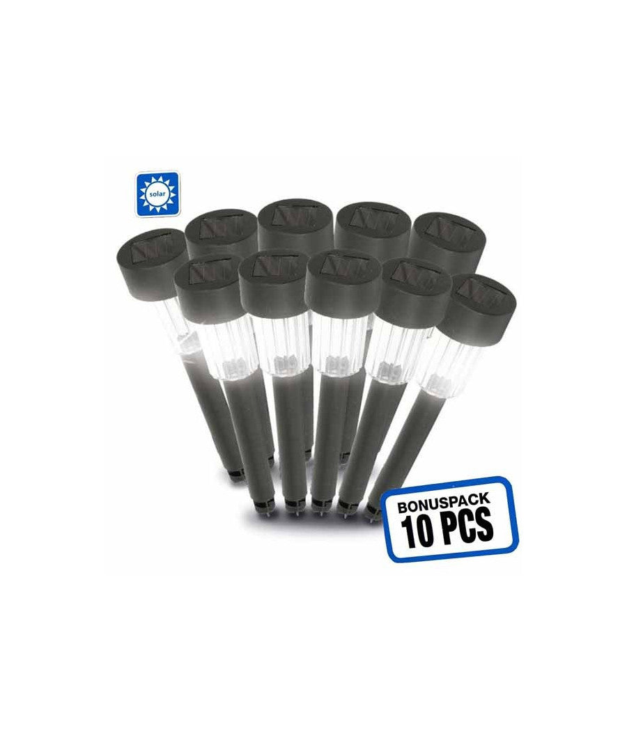 Lampade Paletti Solari A Led Luci Da Giardino Con Pannello Solare Ricarricabili         