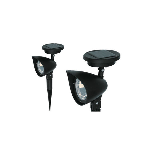 Lampade Solari Set 2PZ Pegaso – Polipropilene, Ø14 cm, H31 cm, Sensore Crepuscolare – GDLC