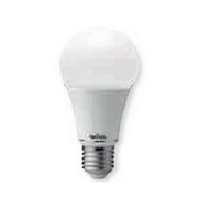 lampadina 8w led basic sfera opale attacco grande e27  luce calda 3000k