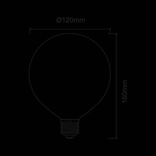 Lampadina a led a globo da 22W e 2600 lumen 4000K