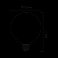Lampadina a led a globo da 22W e 2600 lumen 3000K